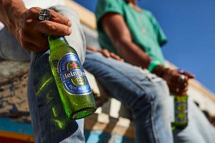 Heineken 0.0 en su formato de botella.