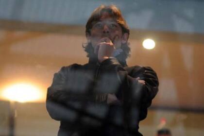 Heinze sigue los partidos de Godoy Cruz desde la tribuna