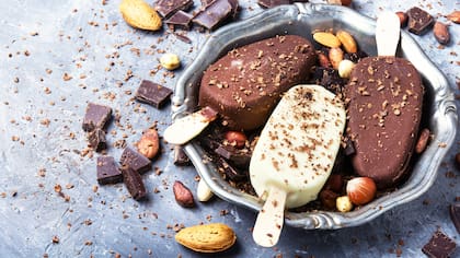 Helado de banana y cacao