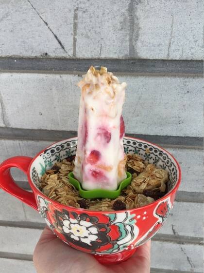 ¡Helados caseros! Son ideales para darles a los chicos