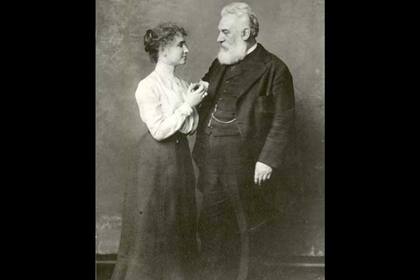 Hellen Keller y Alexander Graham Bell mantuvieron durante años una amistad