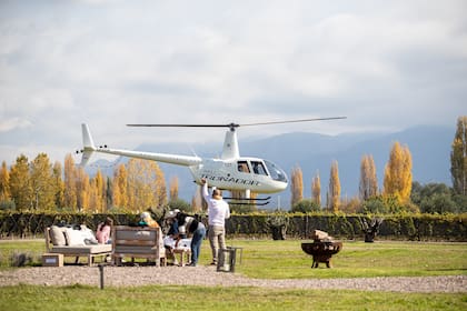 Helitronador cuenta con "helipoints" en varias bodegas de la ruta del vino