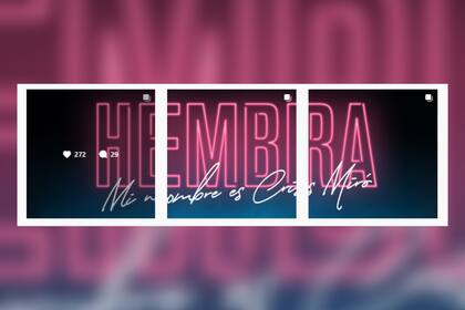 Hembra, la biopic de Cris Miró está basada en el libro de Carlos Sanzol (Foto: Captura de Instagram @crismiro.hembra)