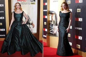 ¿Desastre o acierto? El vestido desmontable de Christina Hendricks