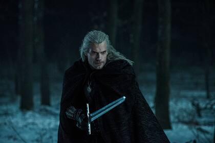 Henry Cavill , en The Witcher
