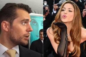 La inesperada reacción retro de Henry Cavill al ver a Shakira en la alfombra roja