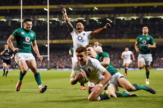 Seis Naciones: en el arranque, Inglaterra dio el golpe ante el campeón Irlanda
