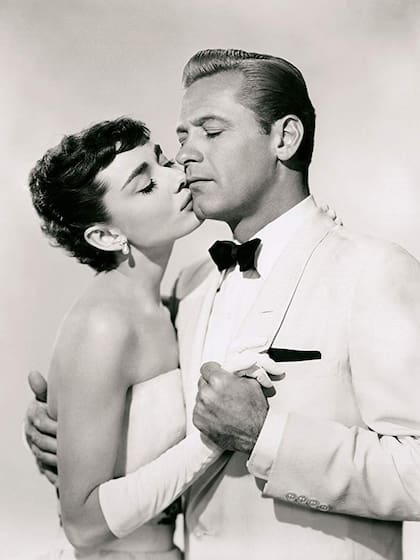 Hepburn y Holden vivieron un romance secreto en el set de Sabrina