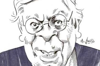 Menchi según Alfredo, su hijo y dibujante de LA NACION, en un retrato publicado el 15/12/2017