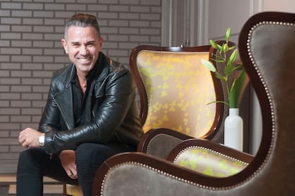 Hernán Arriaga, en un momento de su entrevista en The Brick Hotels de Buenos Aires