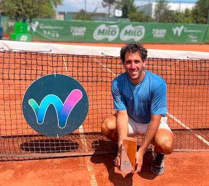 Hernán Casanova, sancionado por dos meses por incumplir con el programa anticorrupción del tenis, ganó 25 Futures