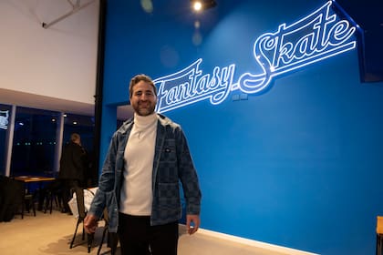 Hernán Crespo, el creador de la pista