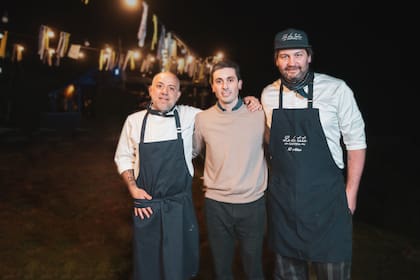 Hernán Domínguez, Manuel García Susini y Lisandro Ciarlotti
