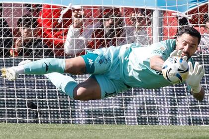 Hernán Galíndez, en pleno vuelo