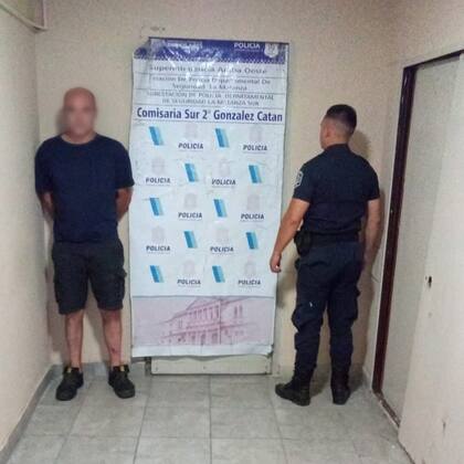 Hernán Safontas, de 44 años, detenido en su casa de González Catán con un arsenal en su poder