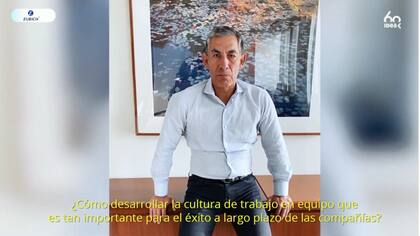 Hernández grabó un mensaje para los empresarios locales