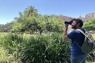Estudió relaciones públicas pero fotografía Buenos Aires para Instagram