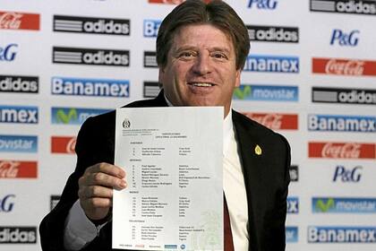 Herrera designó el equipo para la Copa América