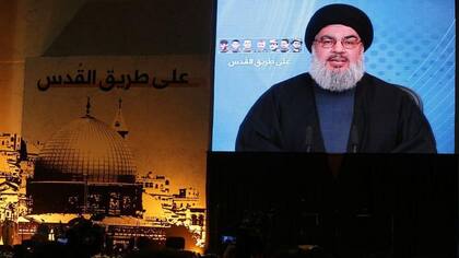 Hezbolá es muy popular entre la comunidad chiita libanesa a quien representa. En la foto, su líder, Sayyed Hassan Nasrallah