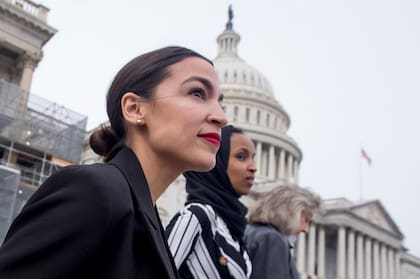 Hicieron virales imágenes de Alexandria Ocasio-Cortez durante su etapa universitaria
