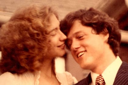 Hillary y Bill Clinton, en el día de su boda