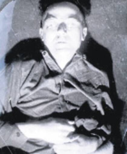 Himmler, luego del suicidio, en 1945, a sus 44 años