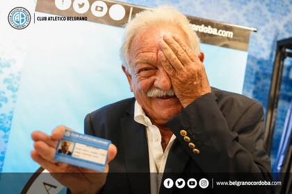 Hincha de Belgrano, hace cinco años fue designado socio honorario