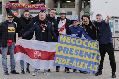 Hinchas de River y Boca le quitan dramatismo a la final del domingo