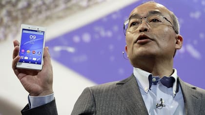 Hiroki Totoki en 2015; es el jefe de la división de móviles de Sony
