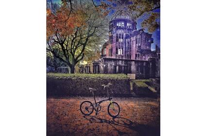 La bicicleta de Floral Zu en Hiroshima