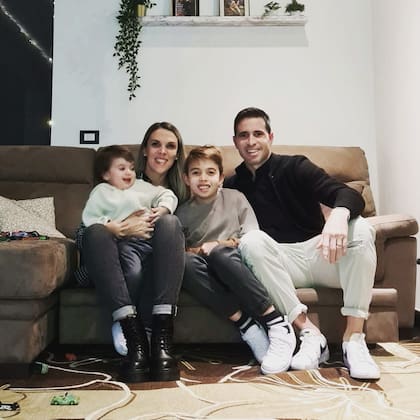Hirsch junto a su esposa Daniela y sus hijos Bastian y Milo
(Gentileza: Adolfo Hirsch)