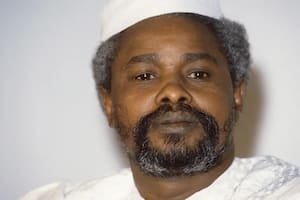 Hissène Habré en una foto de 1987.