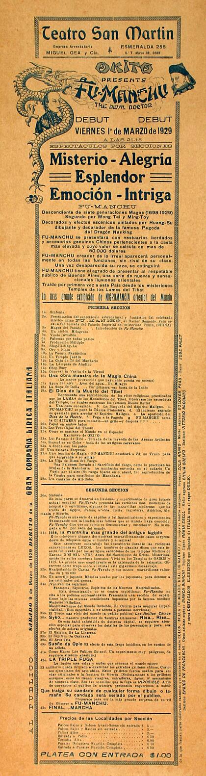 Historia de Fu Manchu