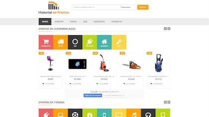 Historial.com.ar muestra la evolución de precios de productos de todo tipo