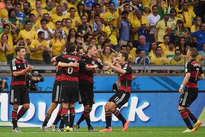 Histórica: la paliza de Alemania al local Brasil en el Mineirao