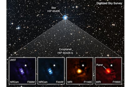 Histórico: la primera imagen de un exoplaneta, cortesía del telescopio James Webb