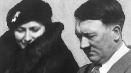 Hitler junto a Winifred Wagner, nuera del compositor Richard Wagner