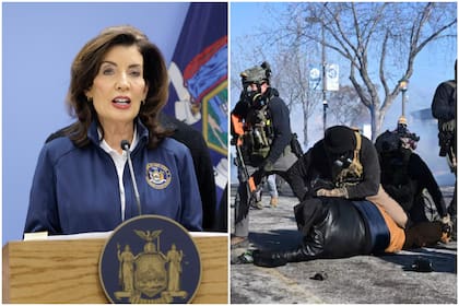 Hochul mostró su indignación por el uso de la fuerza por parte de los agentes migratorios en Minneapolis