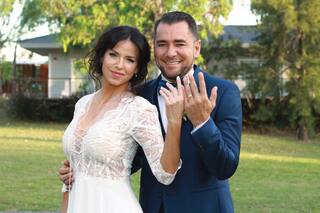 Mercedes Funes. Entramos en su boda con el periodista Cecilio Flematti