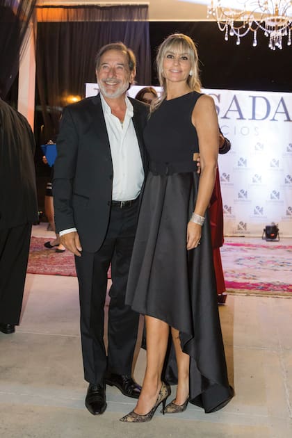 Guillermo Francella fue con su mujer, María Inés Breña. Al actor le tocó pasar al escenario en el momento del show de magia