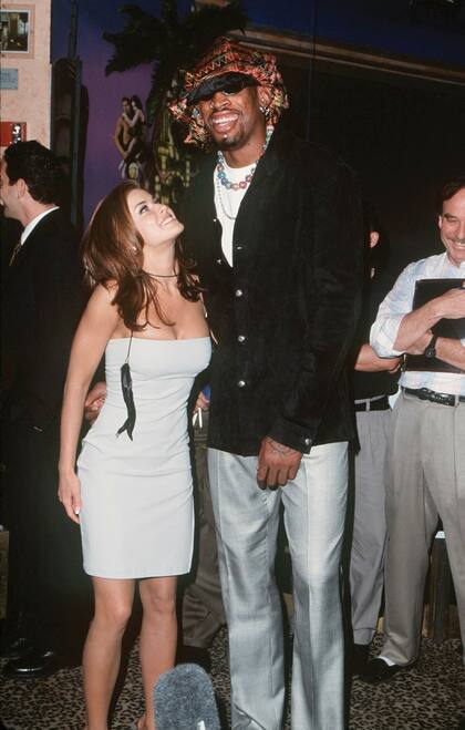 Carmen Electra y Dennis Rodman