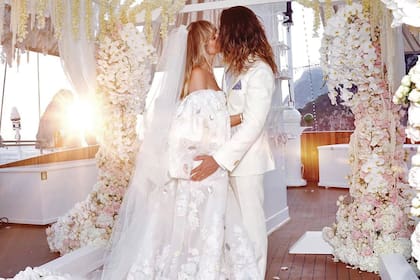La boda de Heidi Klum con el guitarrista de Tokio Hotel se hizo en altamar 