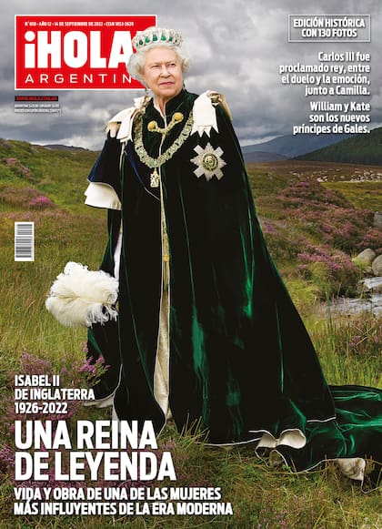 Hola 618 Edicion Historica Isabel II de Inglaterra 1926-2022 Una Reina de leyenda. La tapa de esta semana.