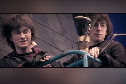 Holmes interpretó al doble de Radcliffe en Harry Potter