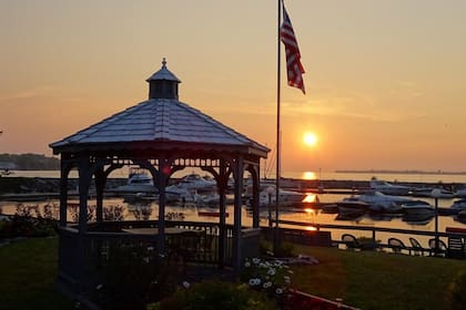 Homan solía usar el puerto deportivo de Morgia durante la temporada