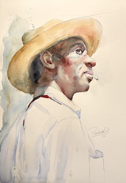 "Hombre mirando al sudeste", de Paulina Werth