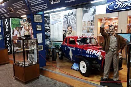 Homenaje. El inolvidable Juan Gálvez tiene su propio espacio en el Museo del Automóvil de Buenos Aires