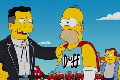 Homero, cuando fue mascota del equipo de béisbol