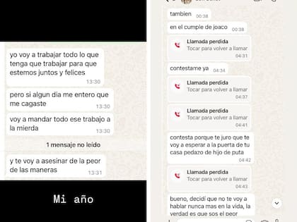 Homero Pettinato expone los chats que le enviaba a Sofía Gonet