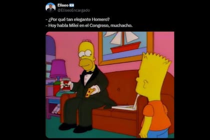 Homero Simpson fue el protagonista de los memes este viernes (Captura X)